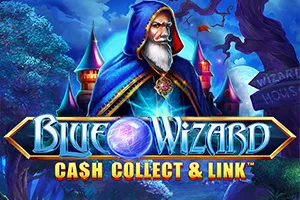Playtech : Blue Wizard: Cash Collect & Link - HEROBET168